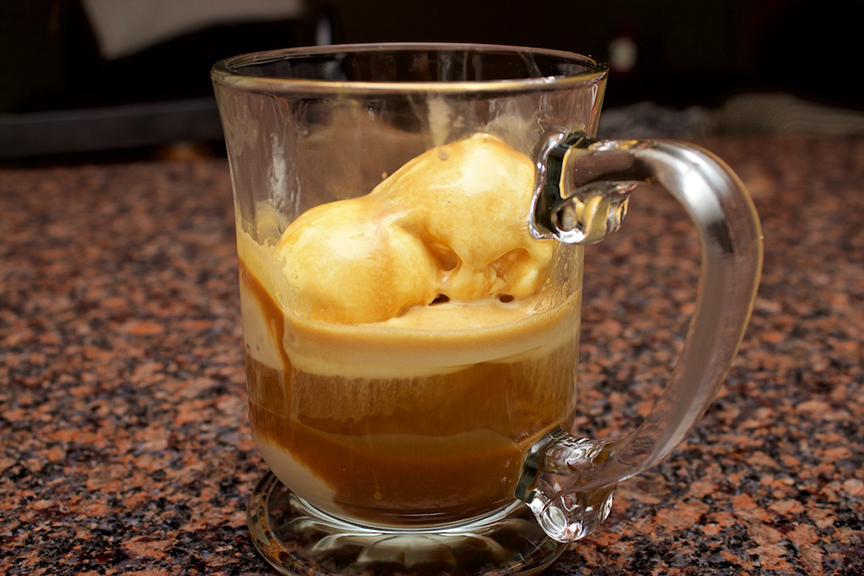 Dulce De Leche Affogato - Heathers Home Bakery